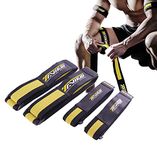 Occlusion Bands,4 Pack (2 Bicep Bands,2 Leg Bands), Comfortable Elastic Bands for Blood Flow Restriction Training and Fast Muscle Growth Without Lifting Heavy Weights