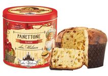 Panettone Italian Gift - Panettone Tin 1kg Lazzaroni Chiostro Di Saronno Classic Panettone Cake Christmas Food Gifts Pandoro Italian Cake