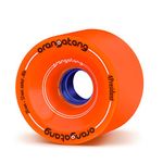 Orangatang 4 President 70 mm 80a Cruising Longboard Skateboard Wheels (Orange, Set of 4)