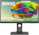 BenQ PD2705Q 27 inch 2K QHD Monitor for Mac, Commercial/Graphics Design, Video Editing, USB-C, 100% sRGB/Rec.709, Display Pilot, KVM, Low Blue Light, Flicker-Free, IPS, ICCsync, Black