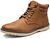 VOSTEY Men's Hiking Boots Waterproof Casual Chukka Boot for Men(10.5,Yellow Brown)