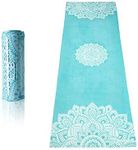 Yoga Design Lab MAT TOWEL Mandala Turquoise