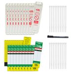 BearTOOLS® Ladder Tags | Weatherproof Inspection Record Kit | for Ladder Safety, All Step Sizes | Complete with Cable Ties (10 Holder, 20 Tags, Marker)