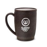 Sleepy Owl Coffee Mug with Lid | Crafted from Used Coffee Grounds | Eco-Friendly & Sustainable Cup | Microwave Safe | Spill Proof | Travel Friendly | Office | Home | Premium Gift | 370ml 1 Piece