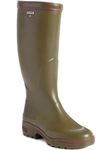 Aigle PARCOURS 2 – Men's Anti-Fatigue Rubber Boots | Ideal for hunting, work, and farming | Long-lasting comfort | 100% waterproof | Made in France