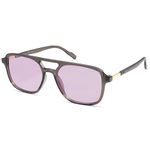 SOJOS Retro Aviator Sunglasses for Women Men,Trendy Rectangle Womens Mens Shades Sun Glasses SJ2202 Grey Purple