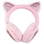 Ear Muffs Kids Winter Girls Earmuffs Cute Unicorn Cat Fluffy Ear Warmer Childrens Plush Thermal Furry Ear Covers Windproof Soft Headband Outdoor Sports Faux Fur Earflaps Ski Cycling Running Headwear…