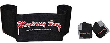Murderous Row Bench Press Sling Shot (XL, 181lbs-220lbs) + Jail Bird 2-Ply Wrist Wraps - Insane Bench Press Set