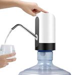 Tilak Venture Automatic Wireless Water Can Dispenser Pump Portable Mini Rechargeable For 5-20 Liter Bottle Can with USB Cable (Black &White)