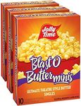 Jolly Time Blast O Butter, Ultimate Movie Theater Butter Microwave Popcorn (Blast O Butter Minis, 1.5 Ounce (Pack of 30))