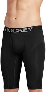 Jockey Intimo Uomo RapidCool 13" Quad Short, nero, Medium