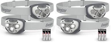 Energizer LED Headlamp PRO (4-Pack), IPX4 Water Resistant Headlamps, High-Performance Head Light for Outdoors, Camping, Running, Storm, Survival LED Light for Emergencies (Batteries Included)