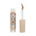 Makeup Revolution IRL Filter Finish Concealer, Medium to Full Coverage, Matte Finish, C10, Medium Skin Tones, 6g