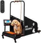 JOPHUN Dog Treadmill, Pet Dog Running Machine for Small and Medium-Sized Dogs, Low Noise and Indoor Use with LCD Display Screen and Remote