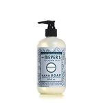 Mrs. Meyer's Clean Day Liquid Hand Soap, Cruelty Free and Biodegradable Hand Wash Made with Essential Oils, Snowdrop Scent, 370 ml Soap Pump Bottle