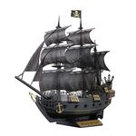 Paper Nano Black Pirate Ship Building Kit