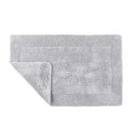 Allure Heavyweight Reversible Bath Mat, 100% Cotton, Super soft, Washable, Large Size 53cm x 85cm (Dove Grey)