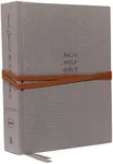 NKJV, Journal the Word Bible, Cloth over Board, Gray, Red Letter, Comfort Print: Reflect, Journal, or Create Art Next to Your Favorite Verses