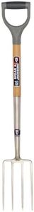 Spear & Jackson BORDER FORK - STAINLESS STEEL TINES, HARDWOOD SHAFT, D-HANDLE SJ-1561BF, Multicolor