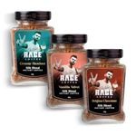 Rage Coffee Silk Blend Instant Coffee | Belgian Chocolate, Creamy Hazelnut & Vanilla Velvet Silk Blend Flavoured Coffee 60 GMs Each | 100% Pure Instant Coffee | Premium, Bold & Smooth | Pack of 3