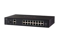 CISCO DESIGNED RV345P VPN Router | 16 Gigabit Ethernet (GbE) Ports | PoE | Dual WAN | Limited Lifetime Protection (RV345P-K9-NA)