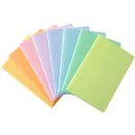 Artfan A5 Notebook - Notebook A5 with Premium Paper, Pack of 8, Classic Writing A5 Notebook Journal, 5.4" X 8.3",Light color