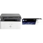 HP 136W B&W Wireless Monochrome Laser Printers with Wi-Fi Direct: Print, Copy, Scan, Perfect for Off