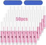 50Pcs Nail Glue for Acrylic Nails Press On Nails Professional Nail Tip Glue Long Lasting Nail Adhesive Glue Super Bond for False Nails Adhesive for Fake NailsTips 0.07oz