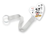 NUK Soother Band & Soother Clip | All Soothers | Resilient and Shatter-Proof | Disney Mickey Mouse