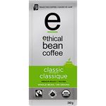 ethical bean coffee Fair Trade Organic Coffee, Classic Medium Roast, Whole Bean Coffee - 340g Bag