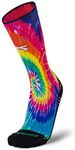 Zensah Anti-Blister Knee High Running Compression Socks for Men & Women (Tie Dye, X-Large (Men's 13+))