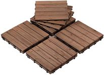 Yaheetech 110pcs Patio Deck Tiles C