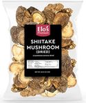 Dried Shiitake Mushroom (60g) Packed in Canada| Umami Fresh Flavour, Wild Harvested Mushroom| Vegan, No Additives, Top Grade Black Mushroom Vacuum Sealed| Rehydrate Quickly, Great Stir Fry, Soup, Salad and More| By Elo’s Premium