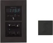 ThermaSol SEMR-SVSQ-MB ThermaSol SEMR-SVSQ Signature Steam Shower Kit - Includes Control Panel and Square Steam Head