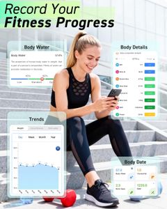 INSMART Bluetooth Body Fat Scale – Digital Smart Weight Analyzer