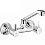 ALTON GRC3810 Brass, Sink Mixer with Swinging Spout, Chrome Finish