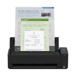 ScanSnap iX1300 Compact Wireless or USB Double-Sided Colour Document, Photo & Receipt Scanner with Auto Document Feeder and Manual Feeder for Mac or PC, Black