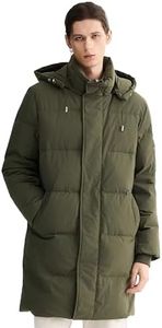 Orolay Men’s Thickened Down Jacket Winter Warm Down Coat Green XX-Large