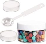 Bright Creations Octagon Wax Sealing Bead Kit with Tea Candles and Spoon (10 Colors, 203 Pieces)