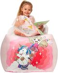 Yoweenton Girls Pink Bean Bag Chair