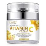 Vitamin C Moisturizer for Face, Neck & Body, Day and Night Anti Aging and Brighting Cream, Reduce Acne Scar, Dark Circles and Wrinkles, Fine Lines Filler Skin Cream