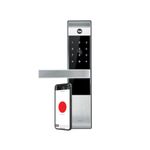 Yale YDM 3109A Smart Digital Door Lock | 5-Ways to Unlock | Yale Home App | Fingerprint, PIN Code, RFID Card, Mechanical Key | Auto-Lock & Intrusion Alarm | 3 Year Warranty | Silver
