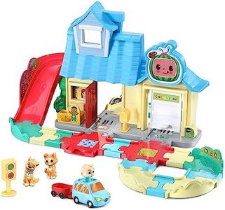 VTech TUT TUT Baby Speedster - CoComelon JJs Playhouse Rail Set - Set da gioco interattivo con auto della famiglia JJs, bingo per cani e gatti di Cody, per bambini di età compresa tra 1,5 e 5 anni