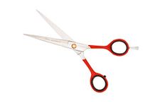 DANIAL Professional Salon Barber Hair Cutting Scissor Stainless Steel Used for Home Hair Cutting & Styling Scissor (Red or Black)