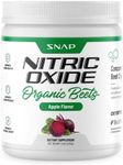 Snap Supplements USDA Organic Beet Root Powder, 3-in-1 Nitric Oxide Supplement, Support Healthy Blood Circulation, 250g (Apple)