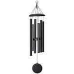 Corinthian Bells 36-inch Windchime, Black