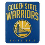 Northwest NBA Golden State Warriors 50x60 Fleece Layup DesignBlanket, Team Colors, One Size (1NBA031020009RET)