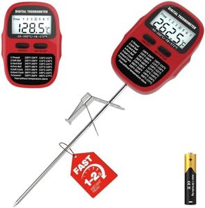 Candy Thermometer Digital Deep Fry Oil Thermometer with 7 Preset Modes