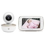 Motorola MBP855CONNECT Portable 5-Inch Color Screen Video Baby Monitor with Wi-Fi and One Camera