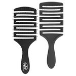 WetBrush Flex Dry Paddle Brush, Black, United States, 1 Count